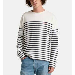 NEW MAISON LABICHE amour sailor shirt in navy stripe